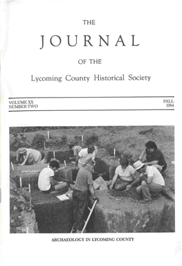 Journal of the Lycoming County Historical Society, Fall 1984