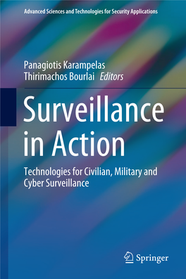 Panagiotis Karampelas Thirimachos Bourlai Editors Technologies for Civilian, Military and Cyber Surveillance