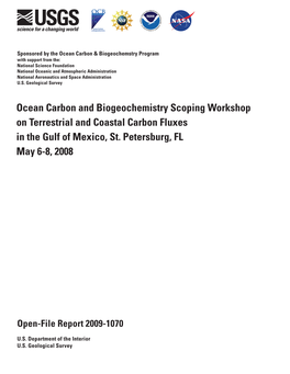 Ocean Carbon and Biogeochemistry Scoping Workshop on Terrestrial and Coastal Carbon Fluxes in the Gulf of Mexico, St