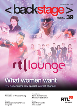 What Women Want RTL Nederland’S New Special-Interest Channel