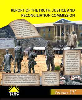 Report of the Truth, Justice and Reconciliation Commission