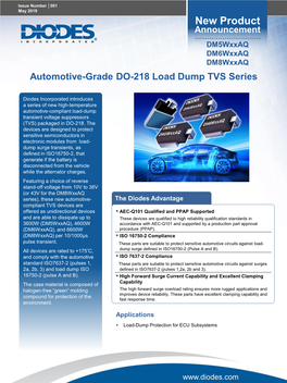 Automotive Grade DO-218 Load Dump TVS Series