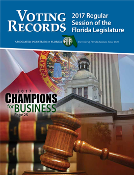 2017 Regular Voting Session of the Records Florida Legislature