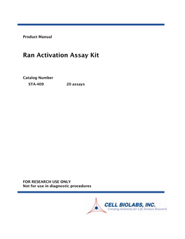 Ran Activation Assay Kit