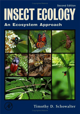 Insect Ecology-An Ecosystem Approach