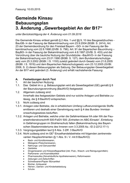 Gemeinde Apfeldorf Bebauungsplan „An Der Breite“