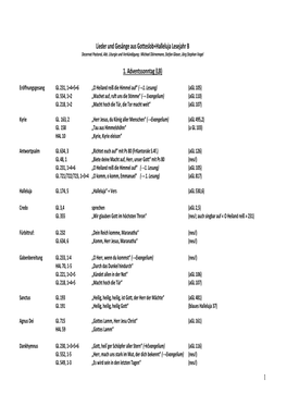 Lieder Und Gesänge Aus Dem Neuen Gotteslob+Hallelujalesejahrb