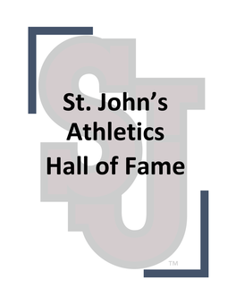 St John S Athletics Hall of Fa