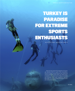 Turkey Is Paradise for Extreme Sports Enthusiasts