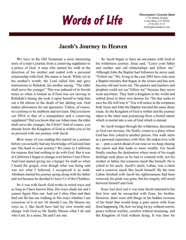 Jacob's Journey to Heaven