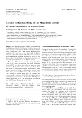 A Radio Continuum Study of the Magellanic Clouds