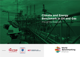 Climate and Energy Benchmark in Oil and Gas Insights Report