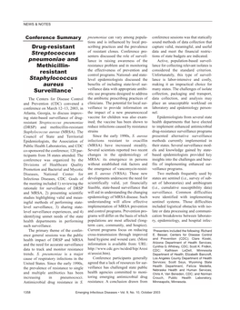 Drug-Resistant Streptococcus Pneumoniae and Methicillin