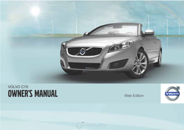 Owner's Manual Web Edition