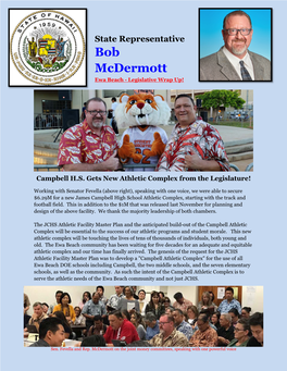 Bob Mcdermott Ewa Beach - Legislative Wrap Up!