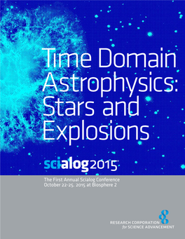 2015 Scialog-TDA Conference Booklet