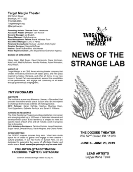 News of the Strange