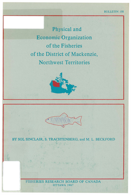 Physical and Economic Organization of the Fisheries of the District Of