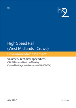 High Speed Rail (West Midlands