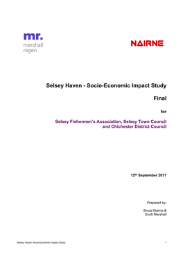 Selsey Haven - Socio-Economic Impact Study