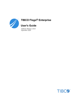 TIBCO Flogo® Enterprise User's Guide 3