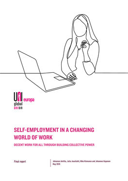 Self-Employment in a Changing World of Work Decent Work for All Through Building Collective Power