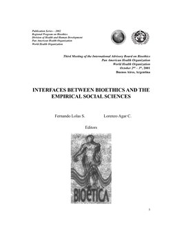 Interfaces Between Bioethics and the Empirical Social Sciences