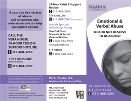 Emotional & Verbal Abuse
