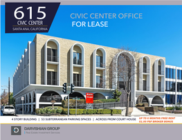 Civic Center Office for Lease