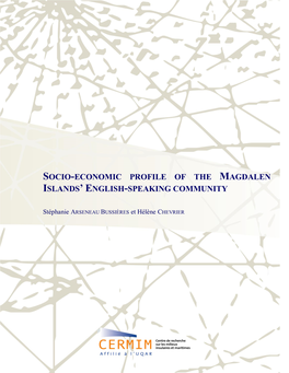 Socio-Economic Profile of the Magdalen Islands' English