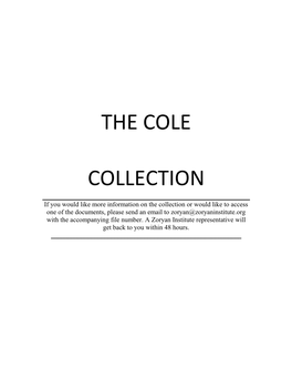 The Cole Collection