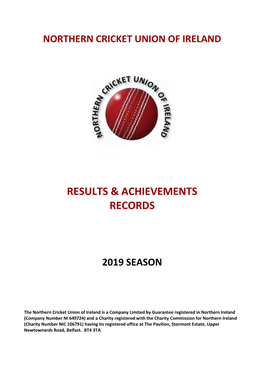 Results & Achievements Records