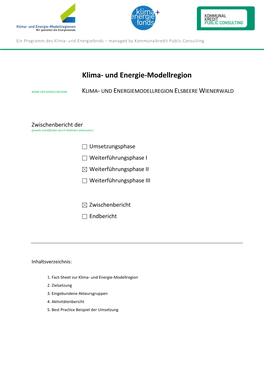 Und Energie-Modellregion