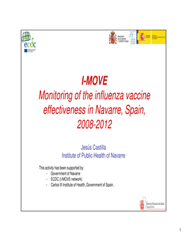 I-MOVE Monitoring of the Influenza Vaccine Effectiveness in Navarre, Spain, 2008-2012