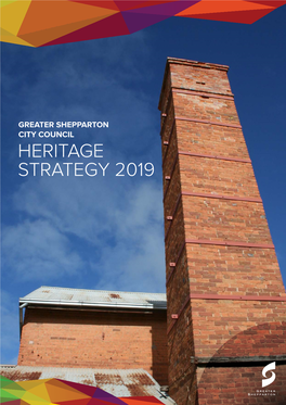 Greater Shepparton Heritage Strategy 2019