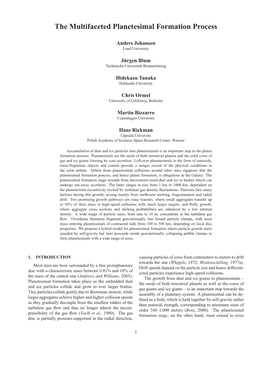 The Multifaceted Planetesimal Formation Process