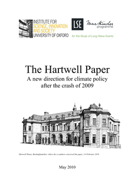 The Hartwell Paper a New Direction for Climate Policy After the Crash of 2009