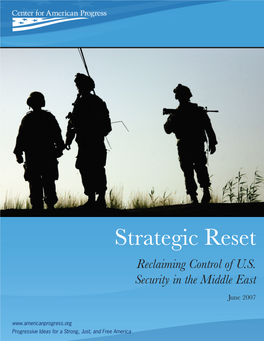 Strategic Reset Reclaiming Control of U.S