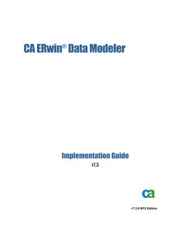 CA Erwin Data Modeler Implementation Guide