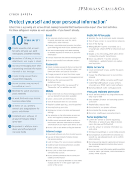 Protect Yourself and Your Personal Information*