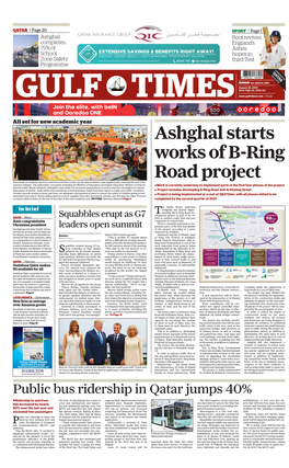 Ashghal Starts Works of B-Ring Road Project