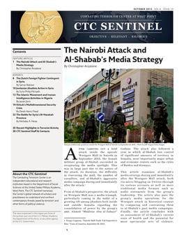 The Nairobi Attack and Al-Shabab's Media Strategy