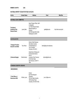 2015-2016 National Scar Committee Standing Scien