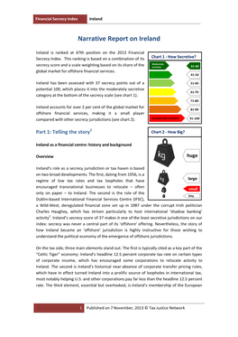 Narrative Report on Ireland