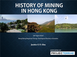 History of Mining in Hong Kong