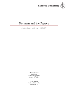 Normans and the Papacy