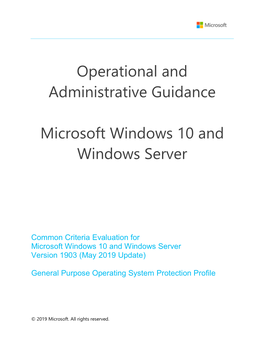 Administrative Guide for Windows 10 and Windows Server Fall Creators Update (1709)