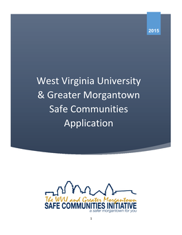 West Virginia University & Greater Morgantown Safe Communities
