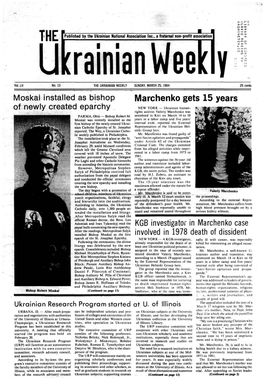 The Ukrainian Weekly 1984, No.13