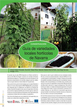 Guía De Variedades Locales Hortícolas De Navarra